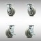 Service Caster 6 Inch SS Thermoplastic Rubber Swivel Caster Set with Roller Bearing 2 Brake SCC SCC-SS30S620-TPRRF-2-TLB-2 - alternate 1